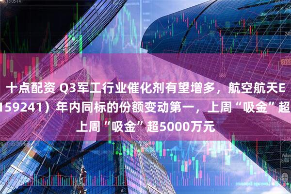 十点配资 Q3军工行业催化剂有望增多，航空航天ETF天弘（159241）年内同标的份额变动第一，上周“吸金”超5000万元